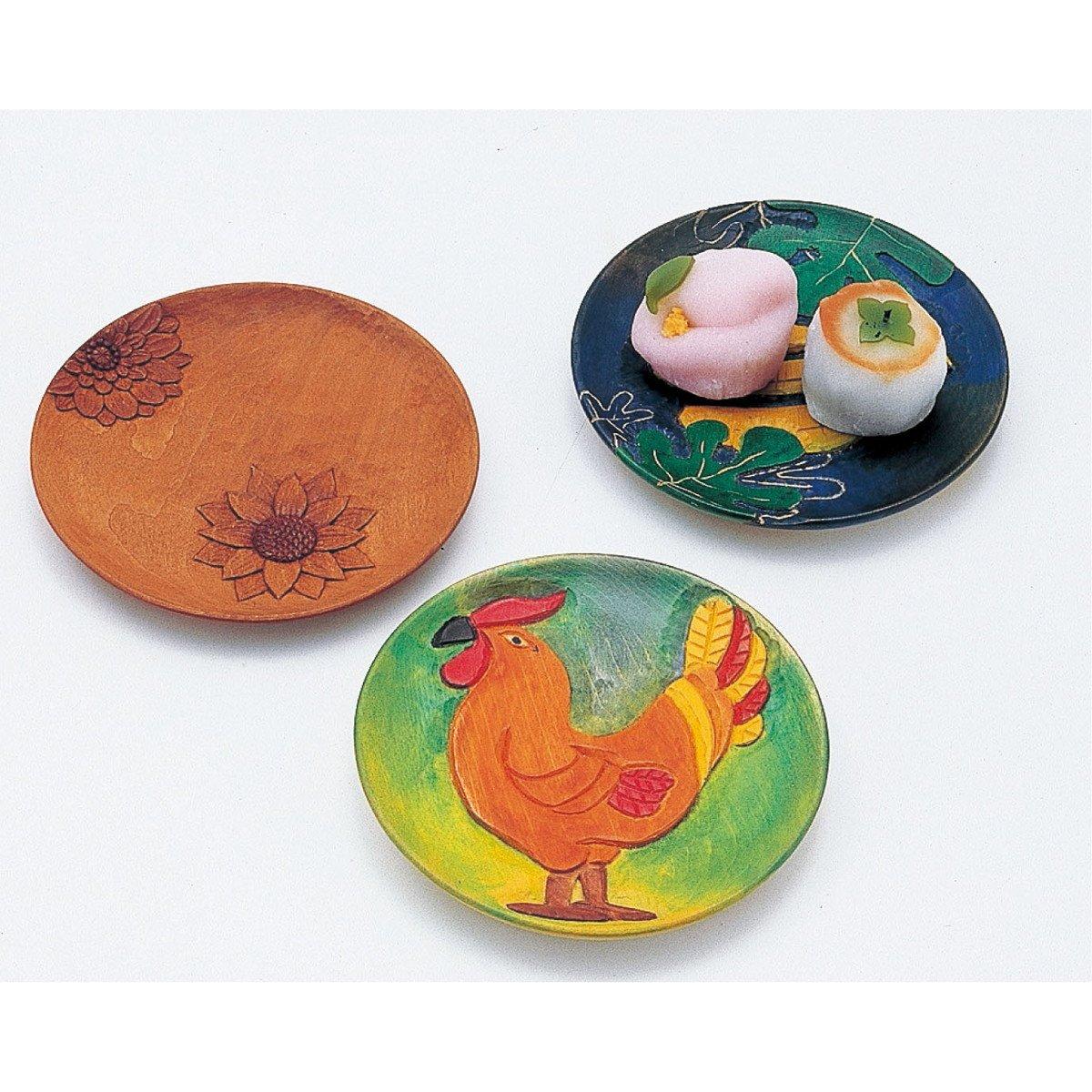 Artec Wooden Carved Individual Plate 30594 Ash Wood