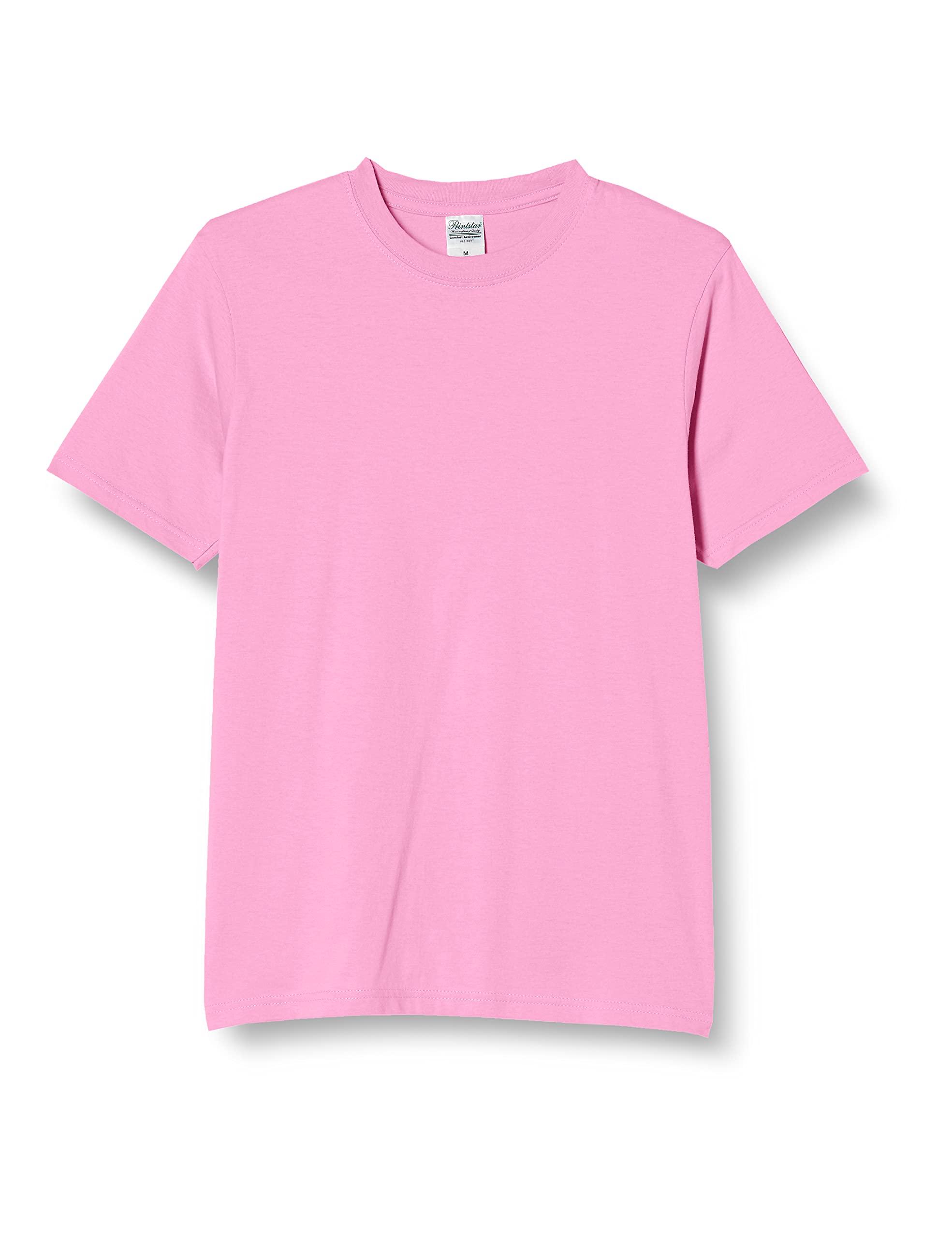[Printstar] Short Sleeve 4.0 oz Lightweight T-Shirt 00083-BBT [Men's] Pink S (Equivalent to Japanese Size S)