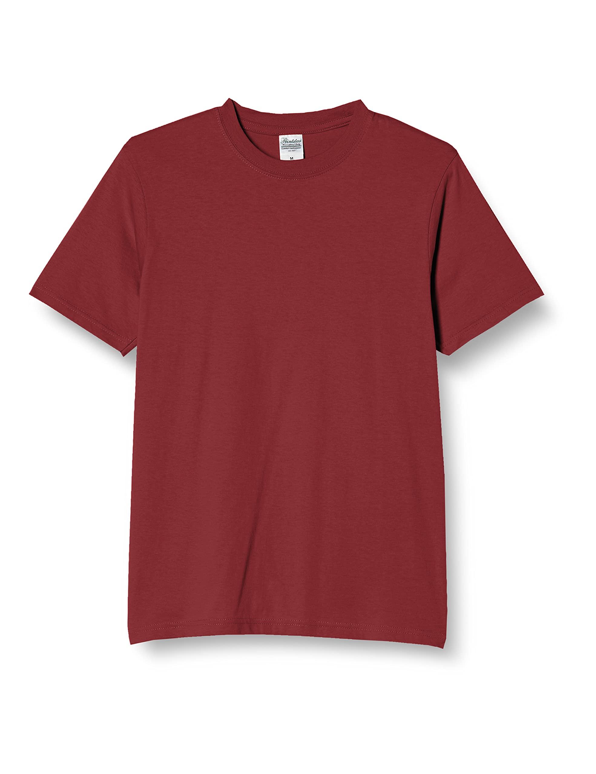[Printstar] Short Sleeve 4.0 oz Lightweight T-Shirt 00083-BBT [Men's] Burgundy M (Equivalent to Japanese Size M)