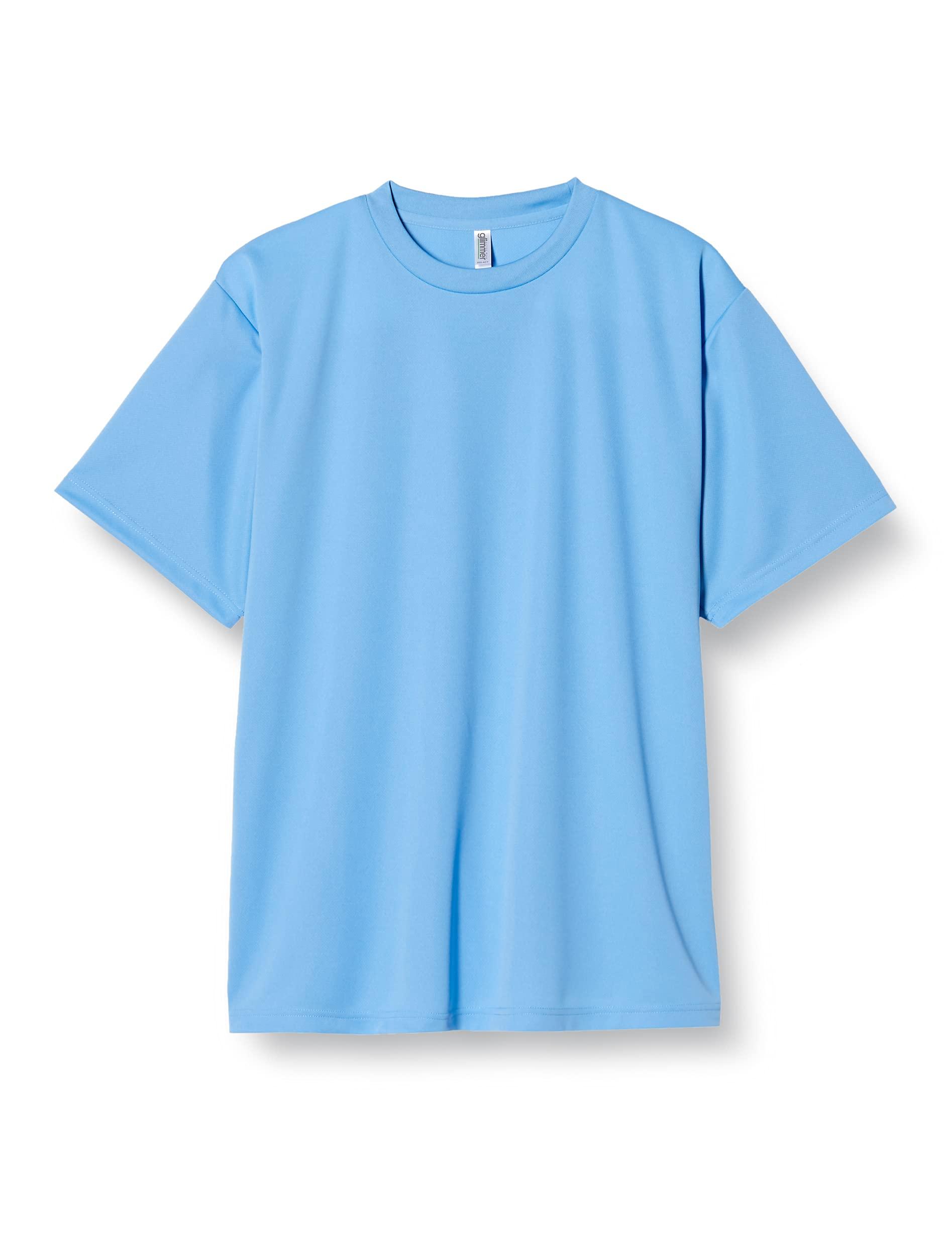 [Glimmer] Short-Sleeve 4.4oz Dry T-Shirt (Crew Neck) 00300-ACT Sax 4L (Equivalent to Japanese Size 4L)