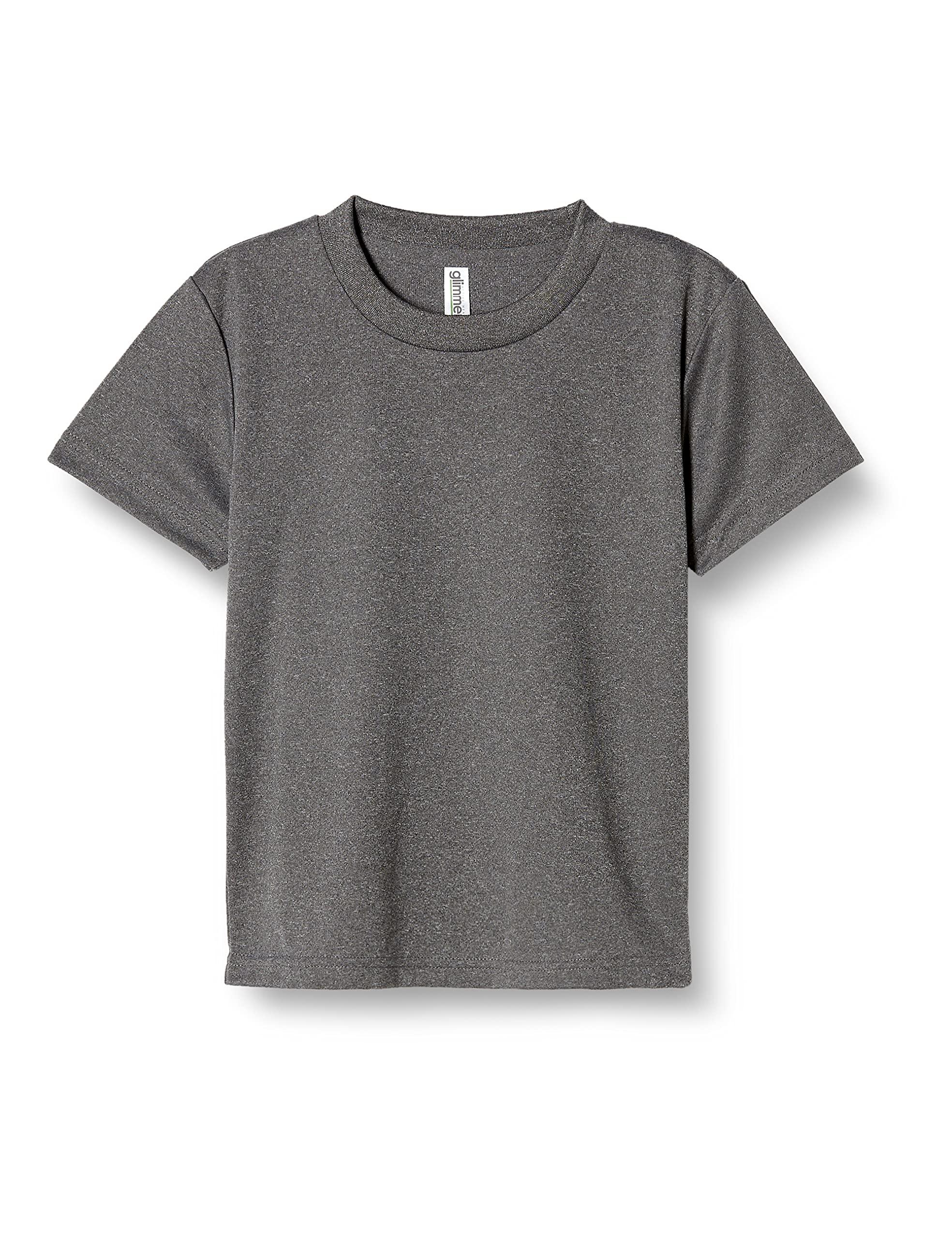 [Glimmer] Short-Sleeve 4.4oz Dry T-Shirt (Crew Neck) 00300-ACT_K Kids Mix Grey 140