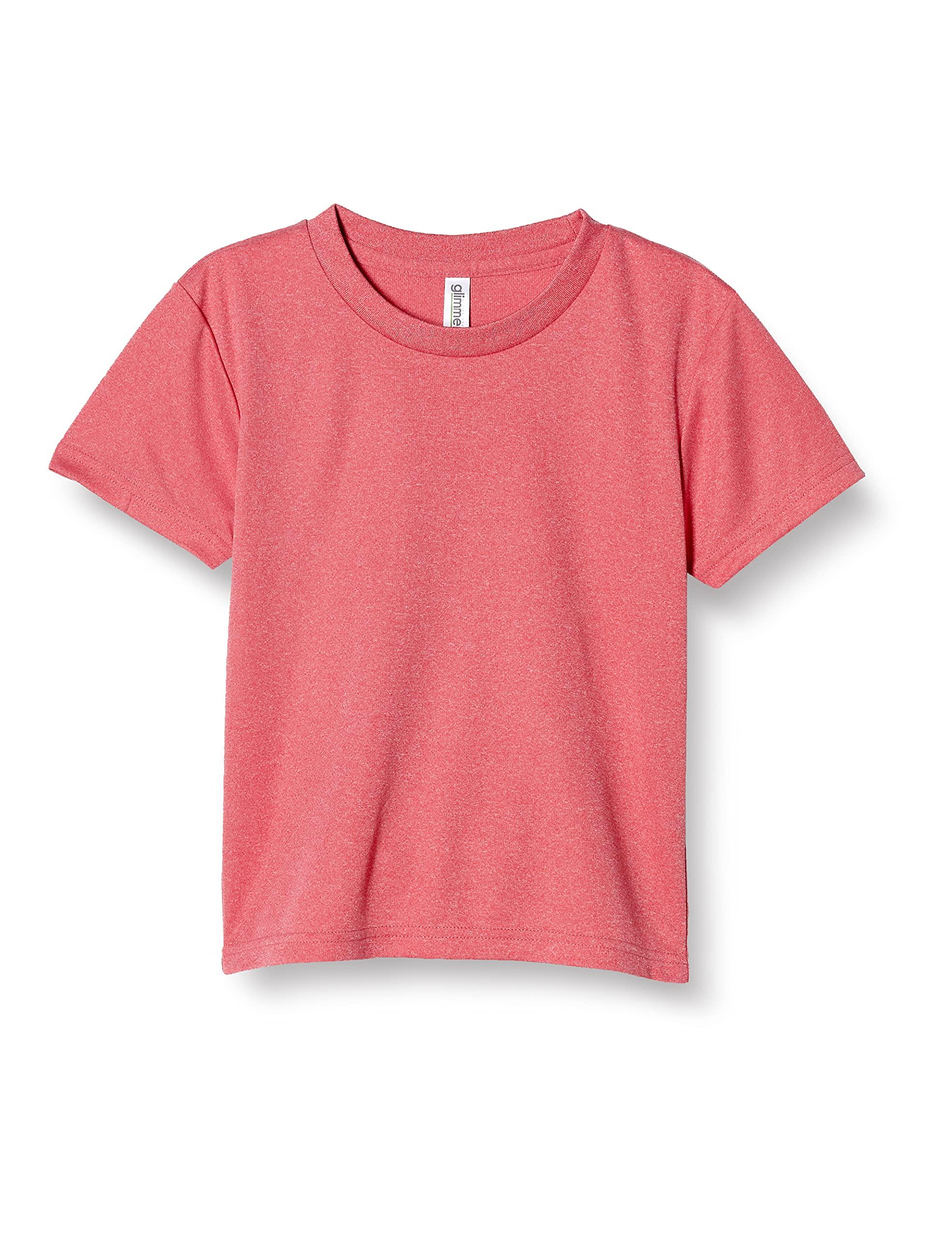 [Glimmer] Short Sleeve 4.4oz Dry T-Shirt (Crew Neck) 00300-ACT_K Kids Mix Red 100
