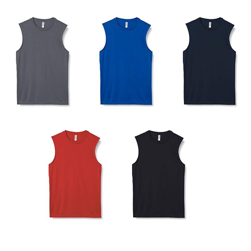 [Glimmer] Sleeveless 3.5 oz Interlock Dry Sleeveless 00353-AIN Royal Blue M (Equivalent to Japanese size M)