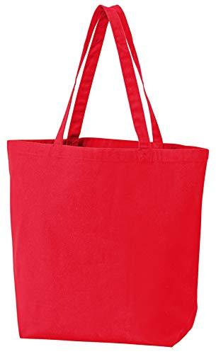 [Printstar] Back Canvas Tote Bag 00778-TCC Red Japan L (Equivalent to Japanese Size L)