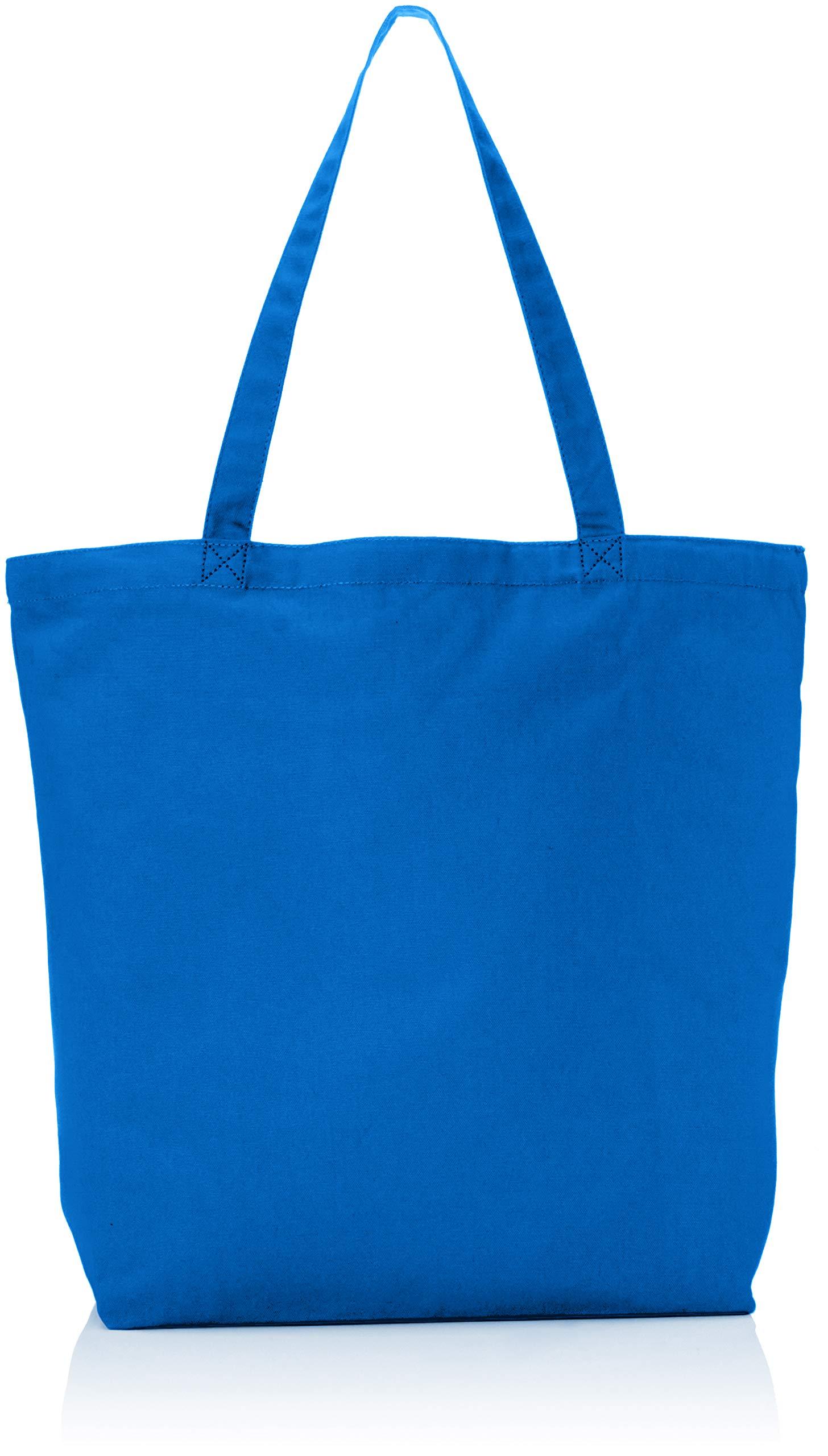 [Printstar] Back Canvas Tote Bag 00778-TCC Royal Blue Japan L (Equivalent to Japanese Size L)