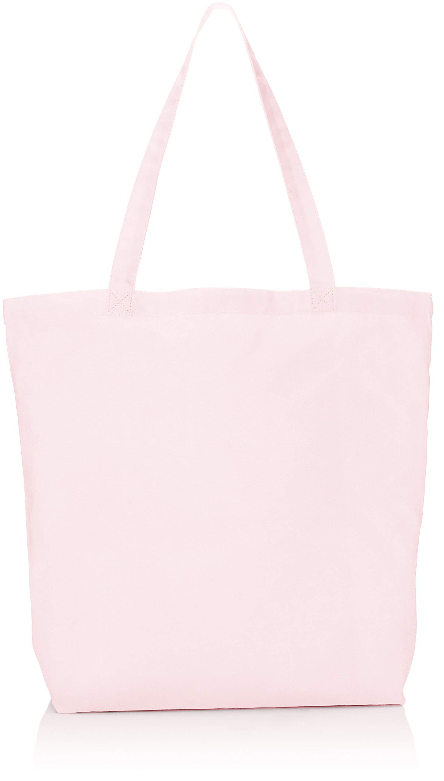 [Printstar] Back Canvas Tote Bag 00778-TCC Light Pink Japan L (Equivalent to Japanese Size L)