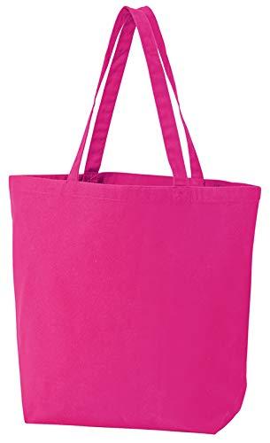 [Printstar] Back Canvas Tote Bag 00778-TCC Hot Pink Japan L (Equivalent to Japanese Size L)