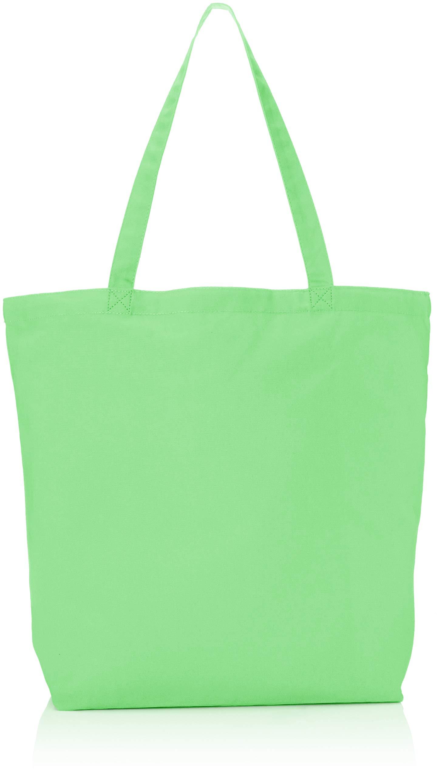 [Printstar] Back Canvas Tote Bag 00778-TCC Lime Japan L (Equivalent to Japanese Size L)