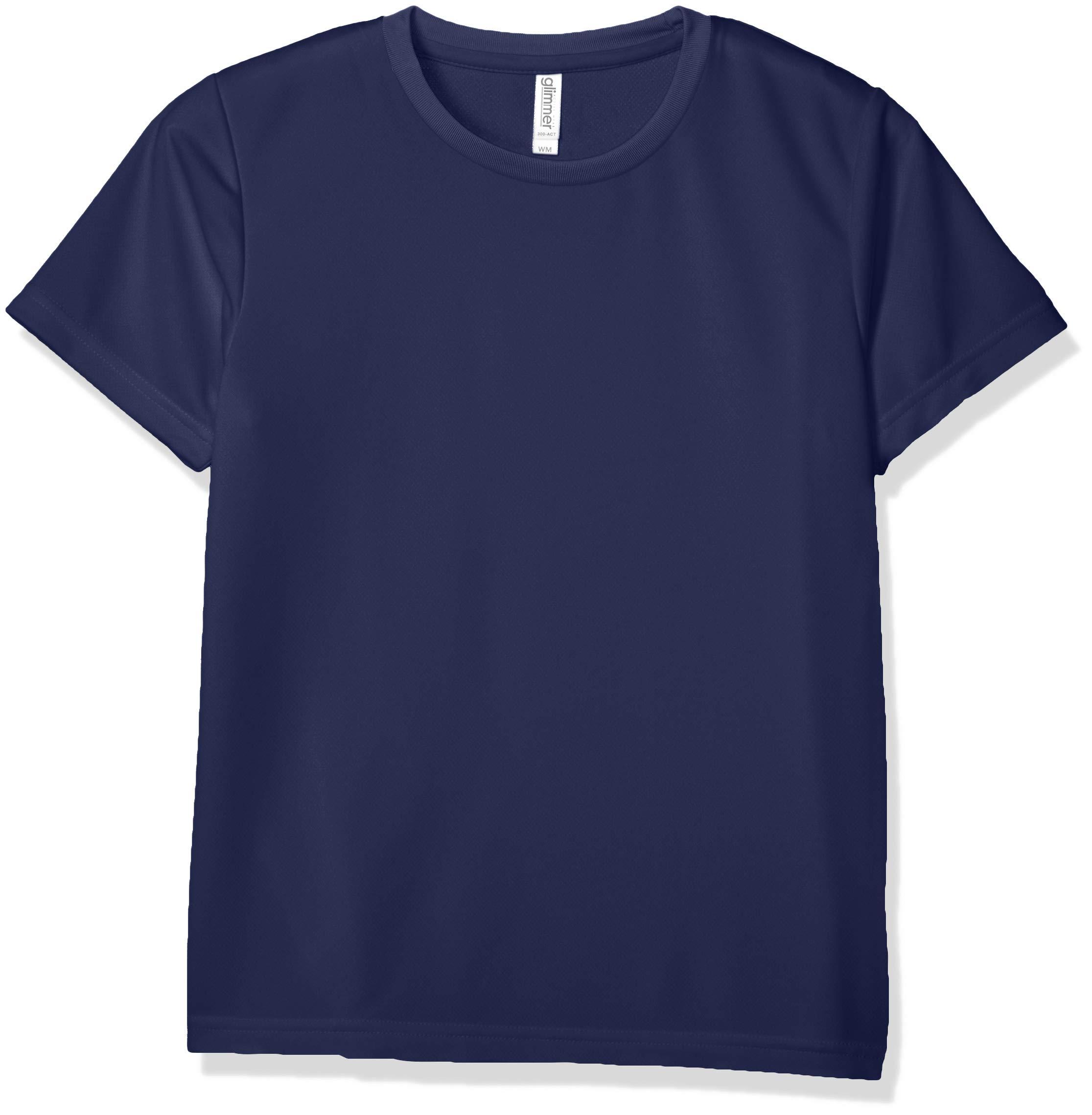 [Glimmer] Short-Sleeve 4.4oz Dry T-Shirt [UV Protection] Metro Blue 3L