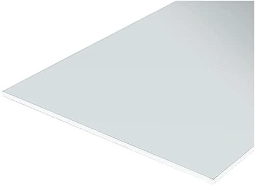 Evergreen Scale Model Plastic Sheet Black Plane 1mm Thickness 2 Sheets Model Material 70EG9515