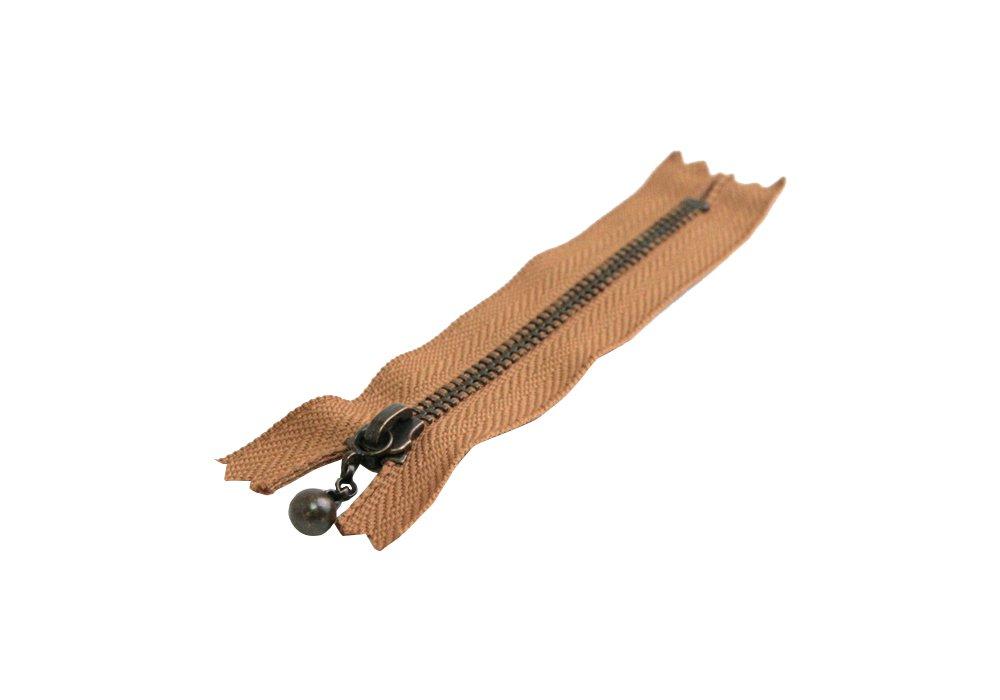 Y.K.K. Snap Fastener 10cm, 10-Pack, Mustard, 3GKB10-508