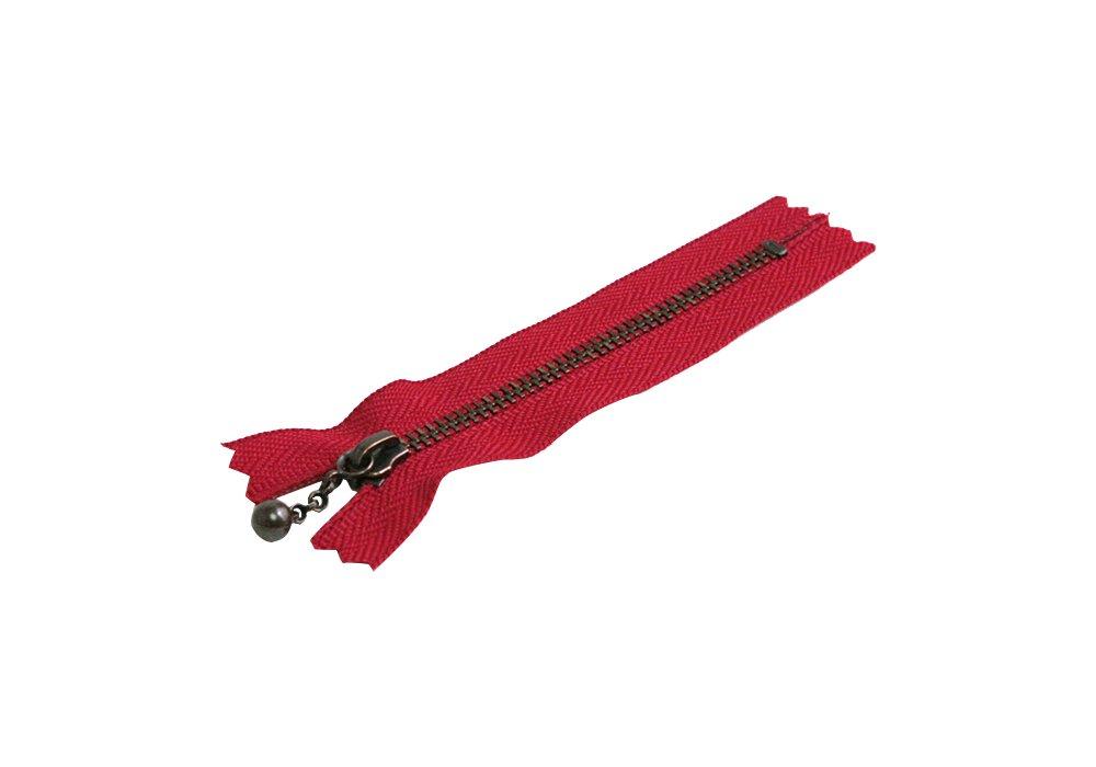 Y.K.K. Snap Fastener 10cm, 10-Pack, Red 3GKB10-519