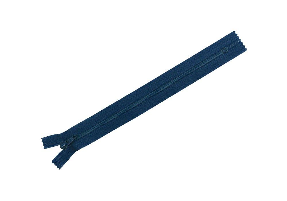 Y.K.K Flat Knit Zipper 20cm 10-Pack 558 Navy FN20-558