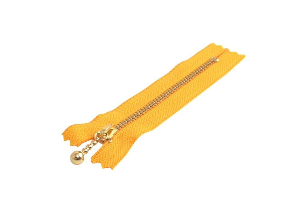 Y.K.K. Snap Fastener 16cm 10-Pack Marigold 3G16-506