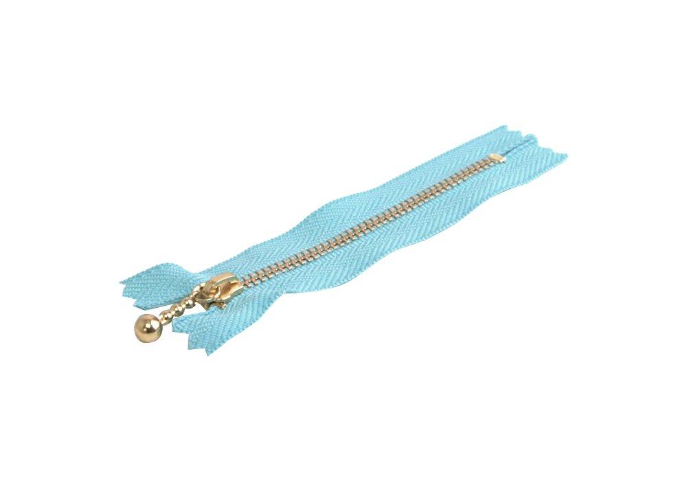 Y.K.K. Snap Fastener 16cm, 10-Pack, Sky Blue 3G16-544