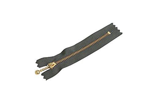 Y.K.K. Snap Fastener 18cm, 10-Pack, Smoke Gray, 3G18-860