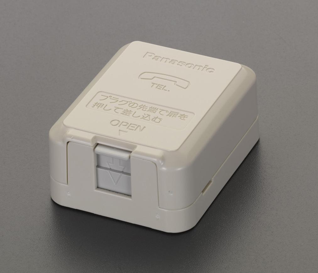 Modular jack (telephone use / 4-pin)