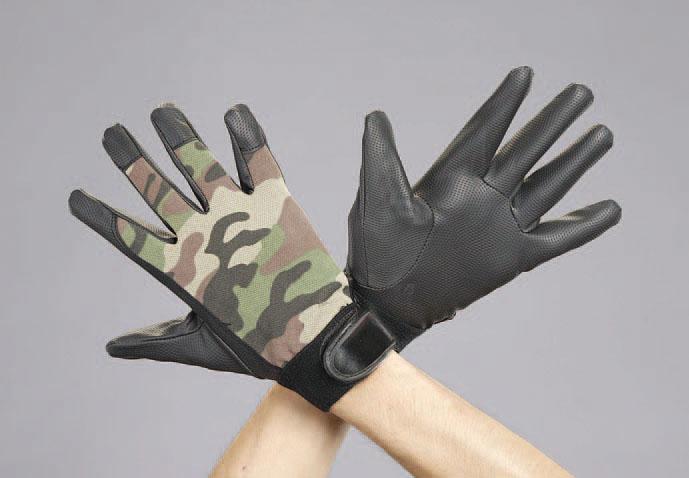 [L] Gloves (Polyurethane, Camouflage)