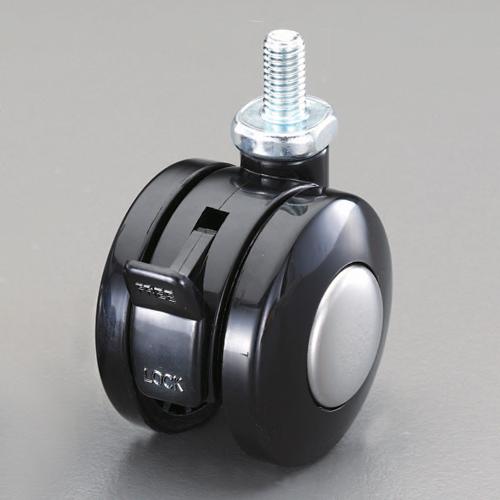 40mm Casters (Twin Wheels with Brakes)