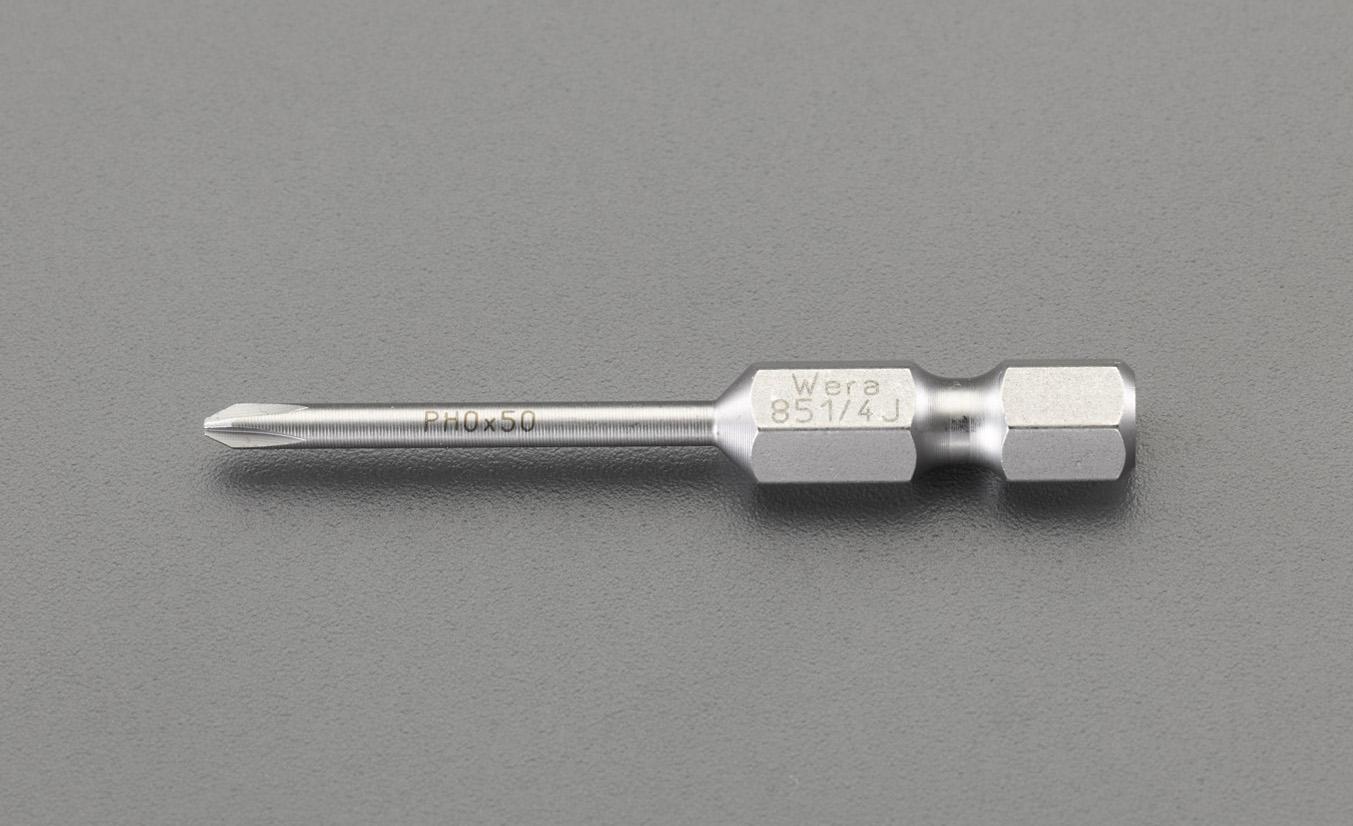 ESCO #1x50mm(+) Precision Screwdriver Bit EA550MS-63