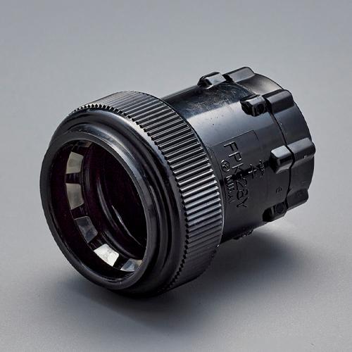 φ22mm Flexible Pipe Waterproof Connector (One-Touch Type / Black)