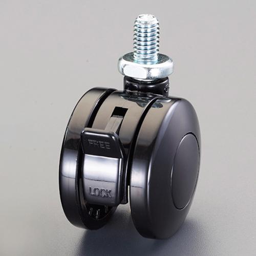 ESCO 40mm Casters (Twin Wheel, 3/8“ x 16” Screw, with Brake) EA986TA-740