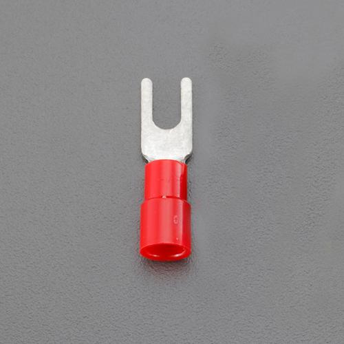 1.25Y-3.5 [Y-Shaped] Insulated Crimp Terminals (Red / 10 pcs)