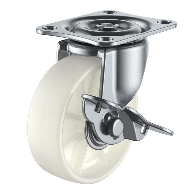 ESCO 50mm Casters (Swivel Fittings with Brakes) EA986PF-70