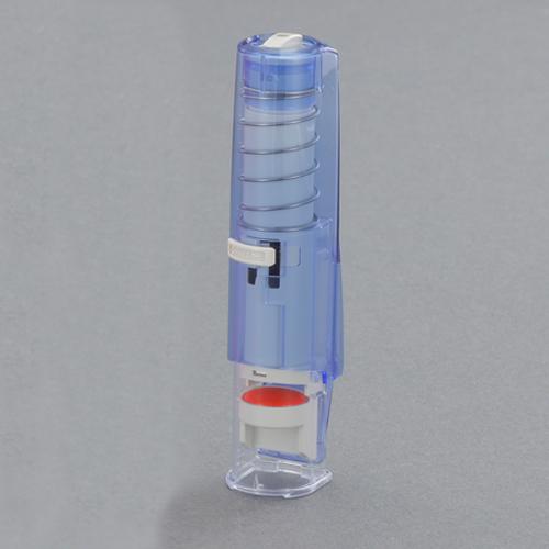 Seal Holder (Ink Pad Built-in / Transparent Blue)