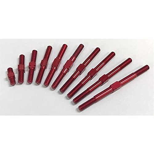 Aluminum Turnbuckle, Red, 32mm, 2-Pack