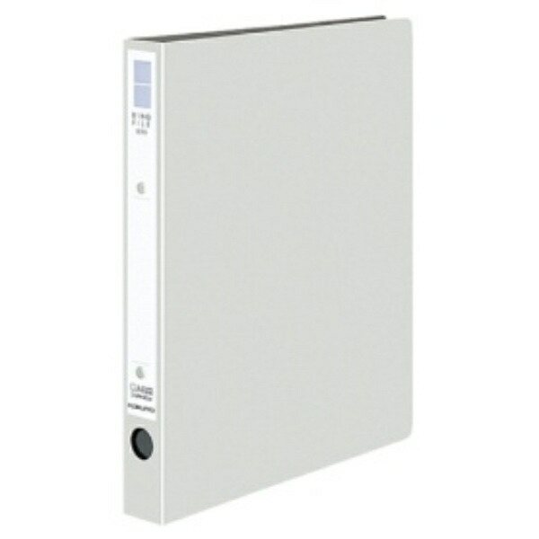 KOKUYO File Ring Binder ER R-PP Cover A4 Vertical 2-Hole Light Gray FU-UR430LM