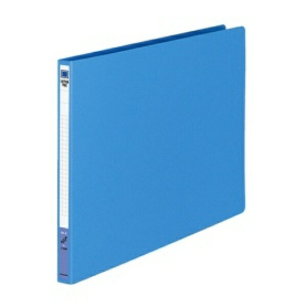KOKUYO File Letter File, Colored Thick Cardboard, B4 Landscape, 120-Sheet Capacity, 2-Hole, Blue, FU-559B