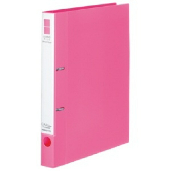 KOKUYO D-Ring Binder Smooth Style A4 2-Hole 200-Sheet Capacity Pink F-UDS420P