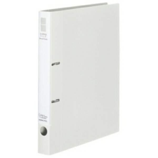 KOKUYO D-Ring Binder Smooth Style A4 2-Hole 200-Sheet Capacity Off-White F-UDS420W