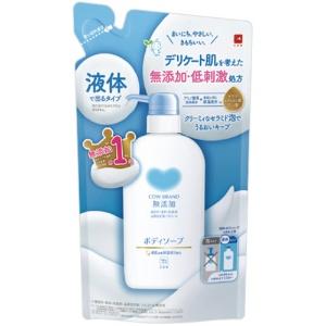 Milk Soap Kyoshin Co., Ltd. Cow Brand Additive-Free Body Soap Refill 380ml 1 Pack