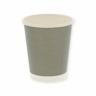 HEIKO Paper Cups (Paper Cups) Ice/Hot Dual-Use 8 oz. Diameter 80mm Light Gray 50 Count