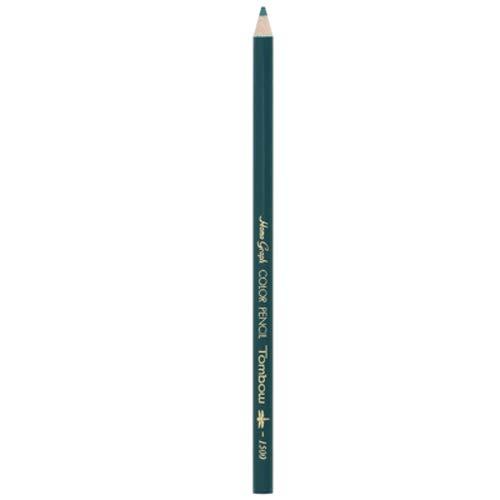 Tombow Colored Pencils 1500 Single Color Dark Green 1 Dozen 1500-10
