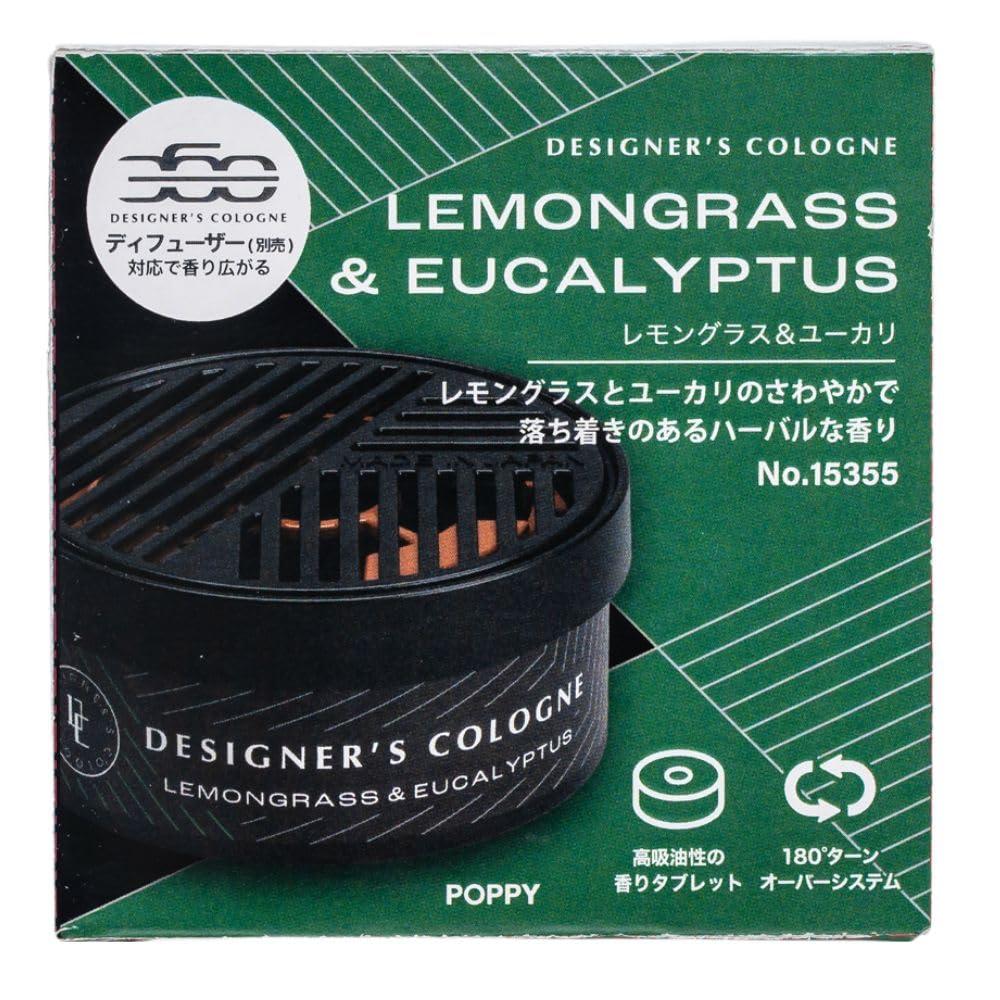 Air Freshener DC360 Replacement Cartridge Lemongrass & Eucalyptus 1 Cartridge 36g For Cars Kuruma ni Poppy Dia Chemical 15355