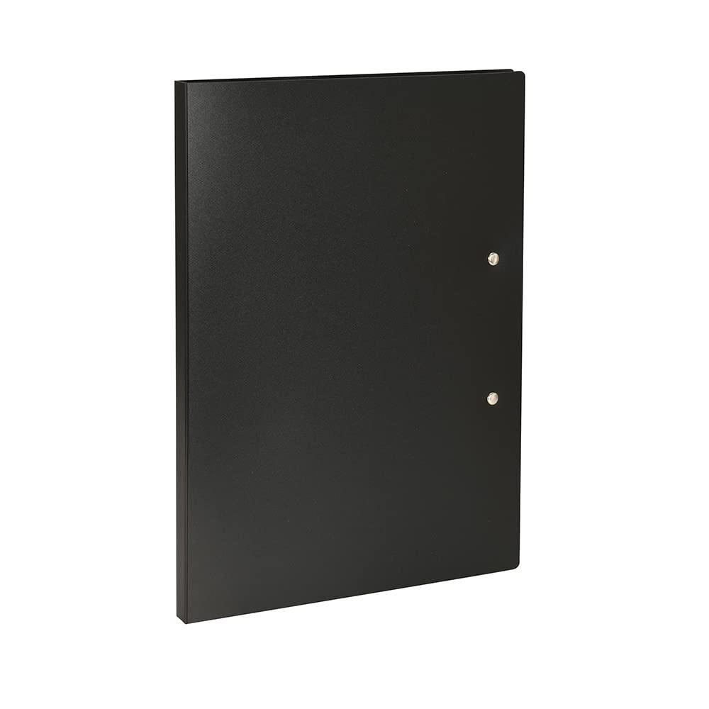 Nakabayashi Double Stopper File A4S/Lever & Clip Type Black CH-9030D