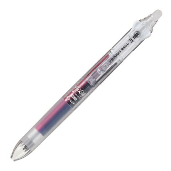 Pilot Friction Ball 3 Slim 0.38 Non-Color Erasable 3-Color Ballpoint Pen LKFBS60UFNC