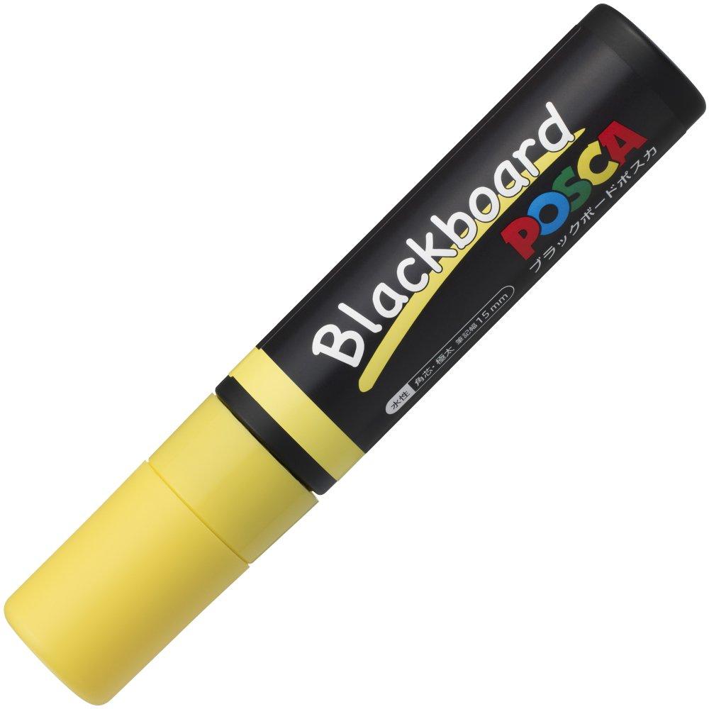 Mitsubishi Pencil Water-Based Pen Blackboard Posca Extra-Thick PCE50017K1P.2 Yellow