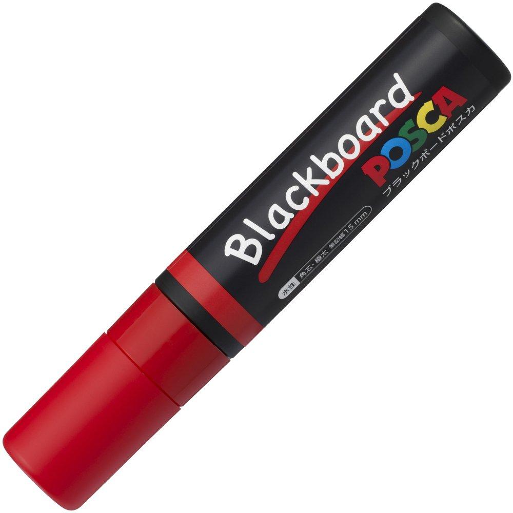 Mitsubishi Pencil Water-Based Pen Blackboard Posca Extra-Thick PCE50017K1P15 Red