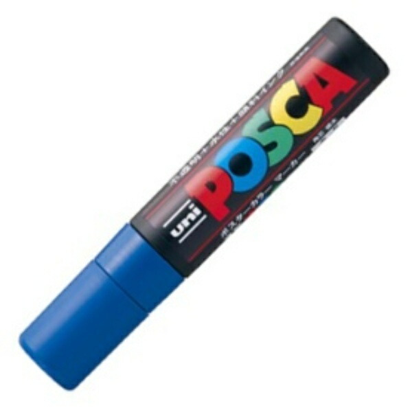 Mitsubishi Pencil Uni Posca Extra-Thick Square Tip / Blue / PC17K.33 / 23518
