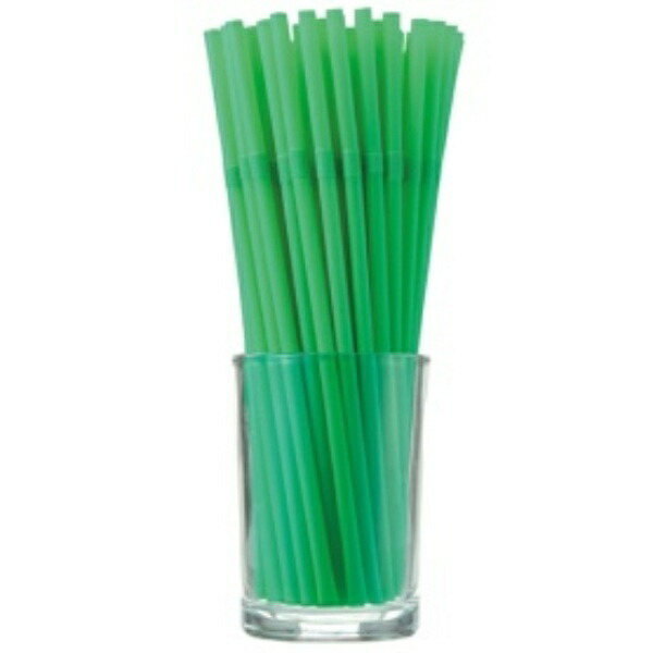 Kindai Flex Straw Green Bare 500-Pack
