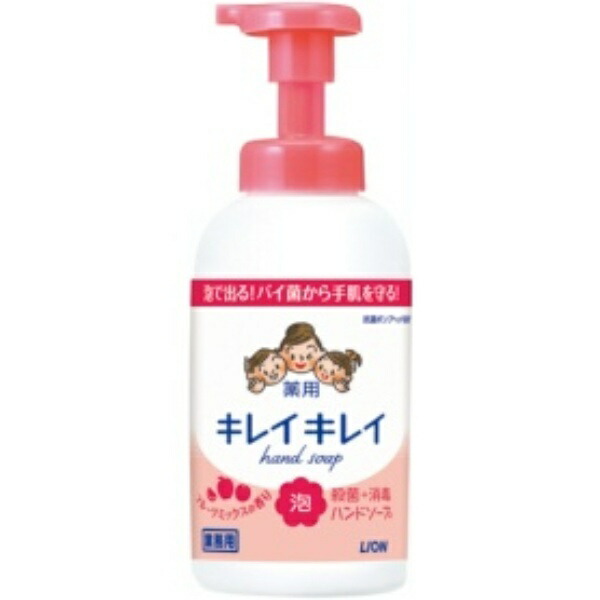 Lion Kirei Kirei Medicated Foaming Hand Soap Fruit Mix Scent 550ml Bottle 1