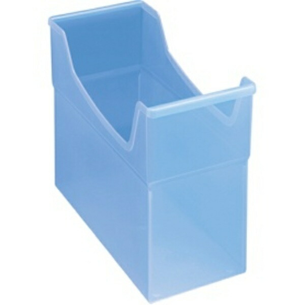 Lion Office Supplies Box File Free Box A4 Landscape FB-135P Transparent Blue