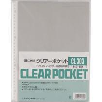 Lion Office Supplies File Refill Clear Pocket A4 CL-303 10 Sheets