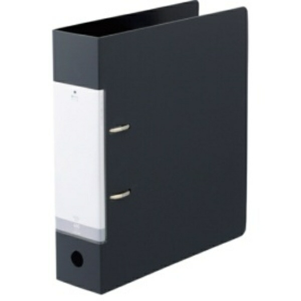 Rihitorabu Ring Binder 2-Hole D-Type A4S Black G2280-24
