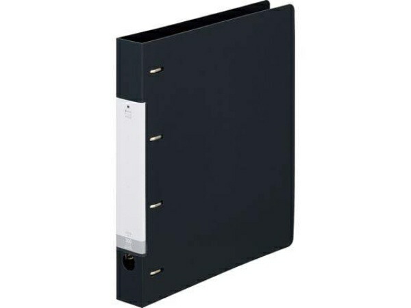 Rihitora Request D-Type Ring Binder A4 4-Hole 41mm Width Black G1270-24