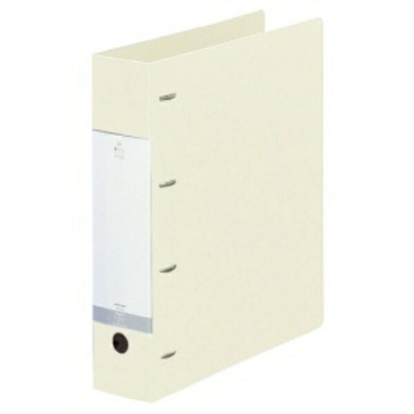 Rihitora D-Type Ring Binder A4 4-Hole 64mm Width White G1280-0
